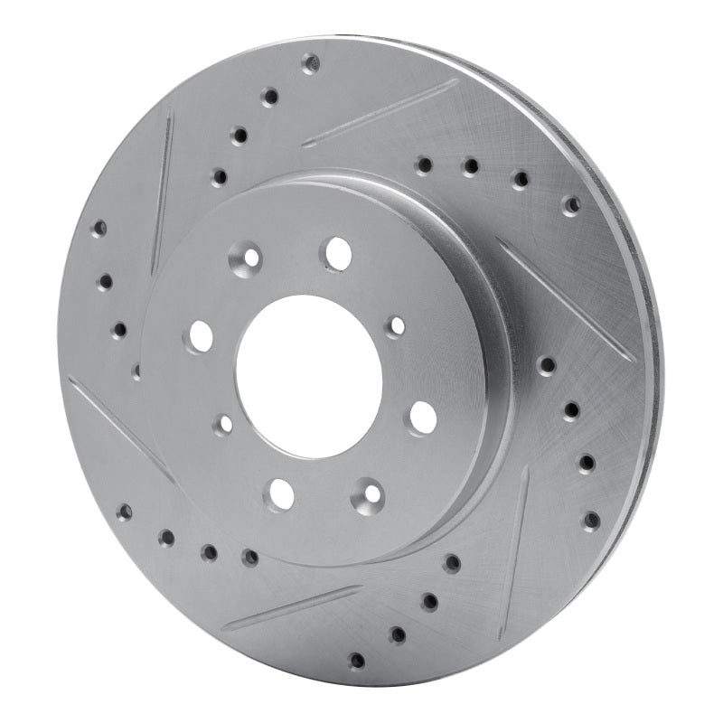 R1 Concepts Toyota Van Front Left Drilled & Slotted Silver Brake Rotor (1984 - 1985) | rncEDZ - 76097L - JDMuscleSPK987593