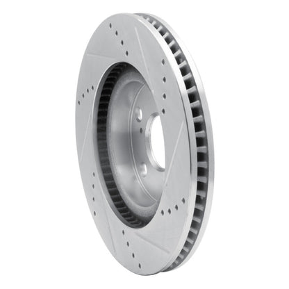R1 Concepts Toyota Van Front Left Drilled & Slotted Silver Brake Rotor (1986 - 1989) | rncEDZ - 76104L - JDMuscleSPK987605