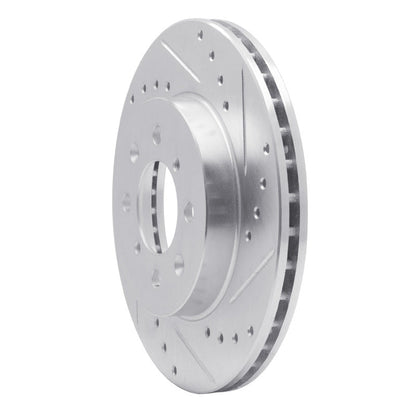 R1 Concepts Toyota Van Front Right Drilled & Slotted Brake Rotor (1984 - 1985) - Silver Finish | rncEDZ - 76097R - JDMuscleSPK987594