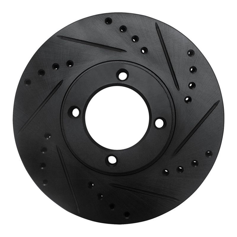 R1 Concepts Toyota Van Front Right Drilled & Slotted Brake Rotor (1986 - 1989) | rncECB - 76103R - JDMuscleSPK983716