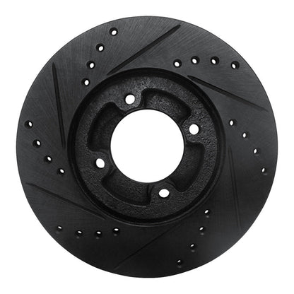 R1 Concepts Toyota Van Front Right Drilled & Slotted Brake Rotor (1986 - 1989) | rncECB - 76103R - JDMuscleSPK983716