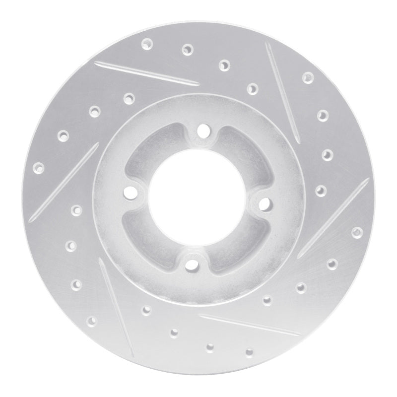 R1 Concepts Toyota Van Wagon Front Left Drilled & Slotted Silver Brake Rotor (Part No. rncEDZ - 76103L) | rncEDZ - 76103L - JDMuscleSPK987603