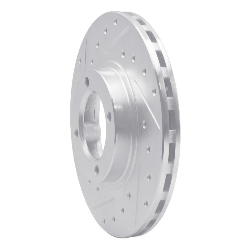 R1 Concepts Toyota Van Wagon Front Left Drilled & Slotted Silver Brake Rotor (Part No. rncEDZ - 76103L) | rncEDZ - 76103L - JDMuscleSPK987603