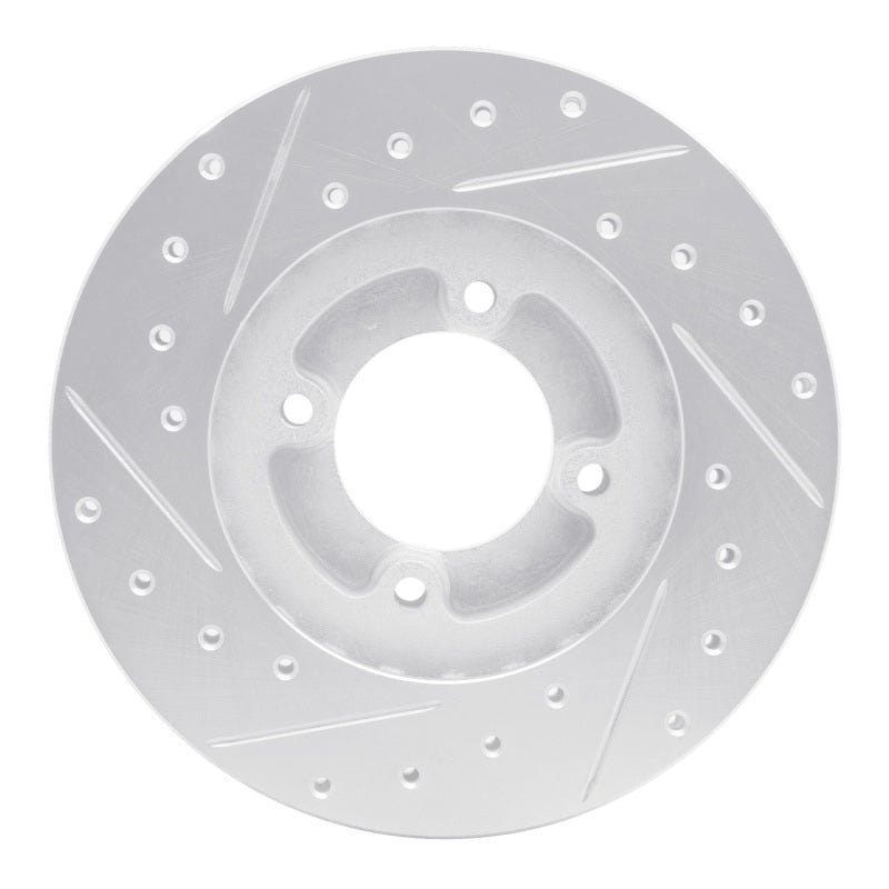 R1 Concepts Toyota Van Wagon Front Right Drilled & Slotted Silver Brake Rotor (Part Number: rncEDZ - 76103R) | rncEDZ - 76103R - JDMuscleSPK987604