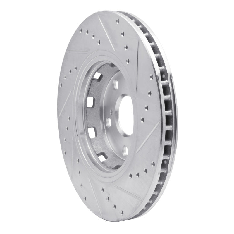 R1 Concepts Toyota Venza Front Left Drilled & Slotted Brake Rotor - Silver Finish | rncEDZ - 76085L - JDMuscleSPK987571