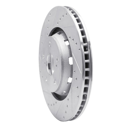 R1 Concepts Toyota Venza Front Left Drilled & Slotted Brake Rotor - Silver Finish | rncEDZ - 76085L - JDMuscleSPK987571