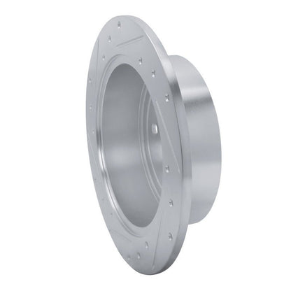 R1 Concepts Toyota Venza Rear Right Drilled & Slotted Brake Rotor - Silver Finish | rncEDZ - 76086R - JDMuscleSPK987574