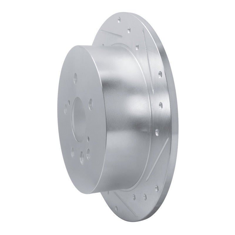 R1 Concepts Toyota Venza Rear Right Drilled & Slotted Brake Rotor - Silver Finish | rncEDZ - 76086R - JDMuscleSPK987574