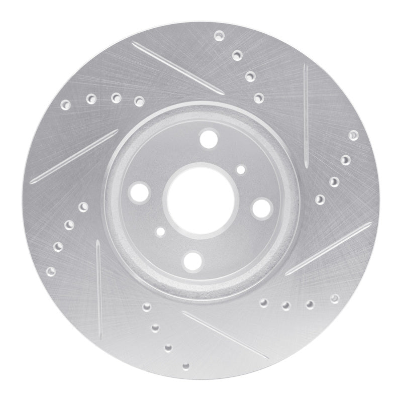 R1 Concepts Toyota Yaris Front Left Drilled & Slotted Brake Rotor (2012 - 2018) | rncEDZ - 76088L - JDMuscleSPK987577
