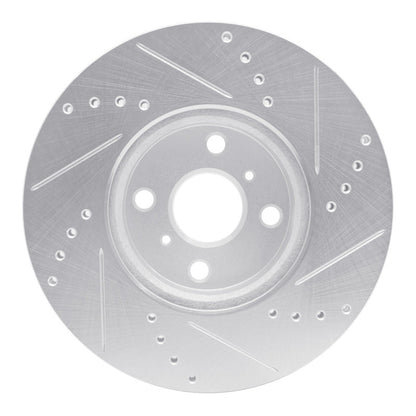 R1 Concepts Toyota Yaris Front Left Drilled & Slotted Brake Rotor (2012 - 2018) | rncEDZ - 76088L - JDMuscleSPK987577