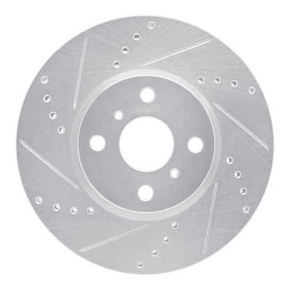 R1 Concepts Toyota Yaris Front Left Drilled & Slotted Brake Rotor (2012 - 2018) | rncEDZ - 76088L - JDMuscleSPK987577