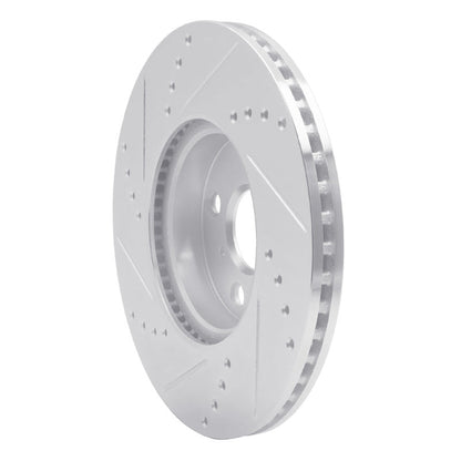 R1 Concepts Toyota Yaris Front Right Drilled & Slotted Brake Rotor (2012 - 2018) - Silver | rncEDZ - 76088R - JDMuscleSPK987578