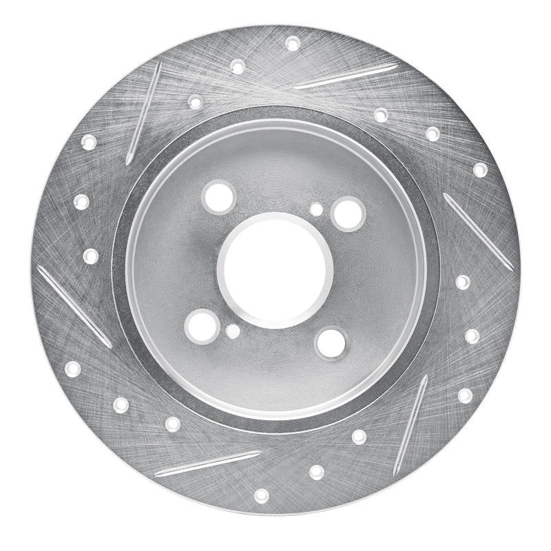 R1 Concepts Toyota Yaris Rear Right Drilled & Slotted Brake Rotor (2012 - 2018) | rncEDZ - 76090R - JDMuscleSPK987582