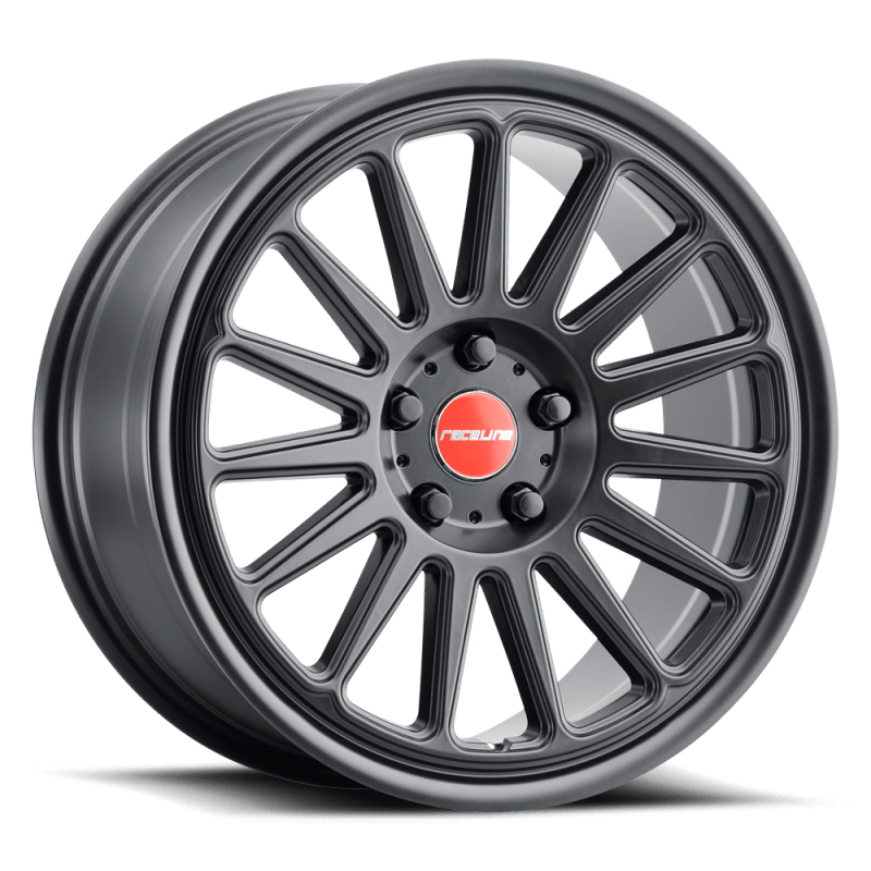 Raceline 315B Grip 18x8.5in / 5x114.3 BP / 45mm Offset / 72.6mm Bore - Satin Black Wheel - JDMuscleSPK591426