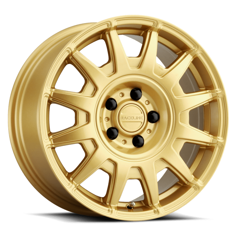 Raceline 401GD Aero 17x8in / 5x114.3 BP / 40mm Offset / 72.62mm Bore - Gloss Gold Wheel - JDMuscleSPK591465