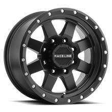 Raceline 935B Defender 17x9in / 5x114.3 BP / 0mm Offset / 83.82mm Bore - Satin Black Wheel - JDMuscleSPK591735