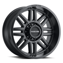 Raceline 948B Split 16x8in / 5x114.3 BP / 0mm Offset / 78.1mm Bore - Satin Black Wheel - JDMuscleSPK592238