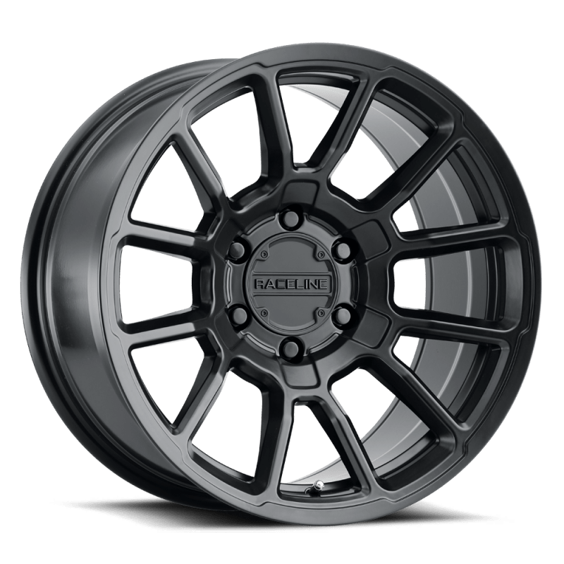 Raceline 950B Gauge 15x8in / 5x114.3 BP / - 24mm Offset / 78.1mm Bore - Satin Black Wheel - JDMuscleSPK592326