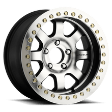 Raceline RT260 Avenger 17x8.5in/5x114.3 BP/ - 32mm Offset/83.82mm Bore - BLK & Machined Beadlock Wheel - JDMuscleSPK592974