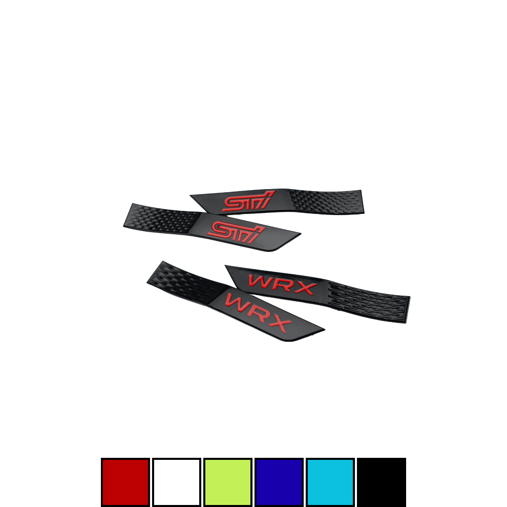 Racing Art [15 - 21 WRX/STI] Fender Emblems - JDMuscleOrnaments and EmblemsRESH-FED-EBM-1WRXGloss BlackRed