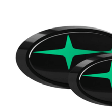 Racing Art [15 - 21 WRX/STI] Front + Rear Emblem Kit - JDMuscleOrnaments and EmblemsRA-SUB-15FRTEA (70) CLEARANCETeal Star Black Base