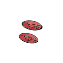 Racing Art [22 - 26 WRX] Aluminum Front + Rear Emblem Kit - JDMuscleOrnaments and EmblemsRA-SUB-22-ARRed