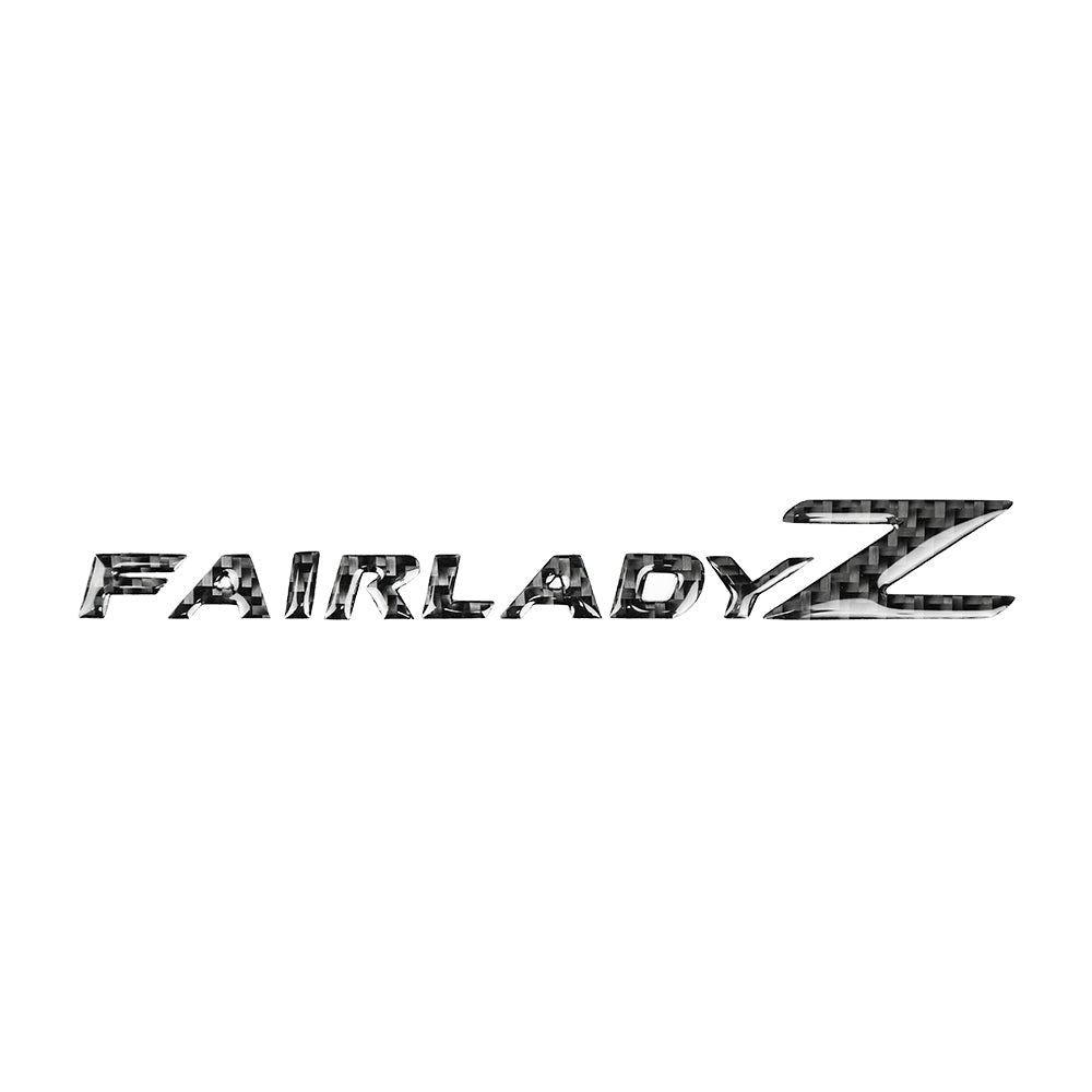 Racing Art Carbon Fiber Fairlady Z Emblem - JDMuscleOrnaments and EmblemsRA-STI-DJCB011Black