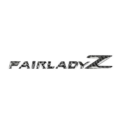 Racing Art Carbon Fiber Fairlady Z Emblem - JDMuscleOrnaments and EmblemsRA-STI-DJCB011Black