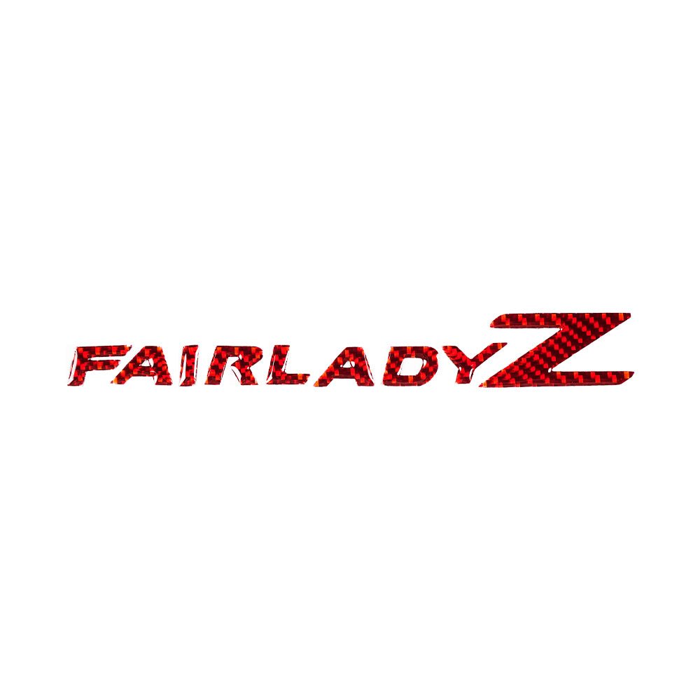Racing Art Carbon Fiber Fairlady Z Emblem - JDMuscleOrnaments and EmblemsRA-STI-DJCB011RRed Star Black Base