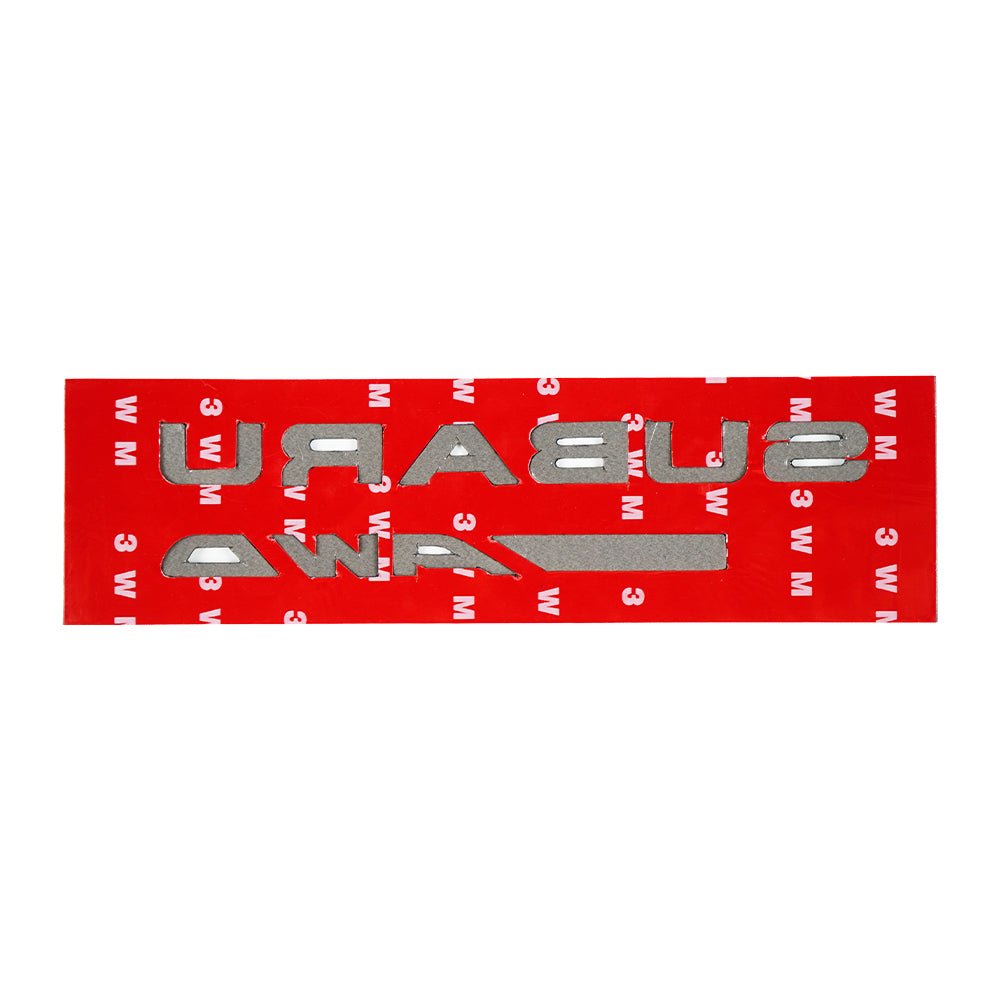 Racing Art Carbon Fiber Subaru AWD Trunk Emblem - JDMuscleOrnaments and EmblemsRA-STI-DJCB009RRed Star Black Base