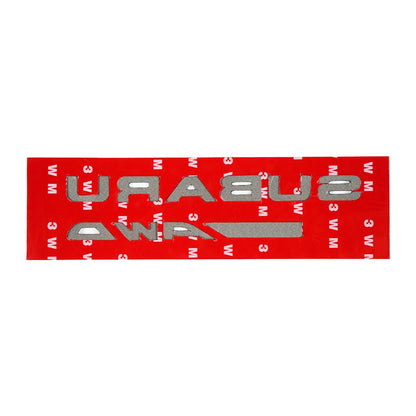 Racing Art Carbon Fiber Subaru AWD Trunk Emblem - JDMuscleOrnaments and EmblemsRA-STI-DJCB009RRed Star Black Base