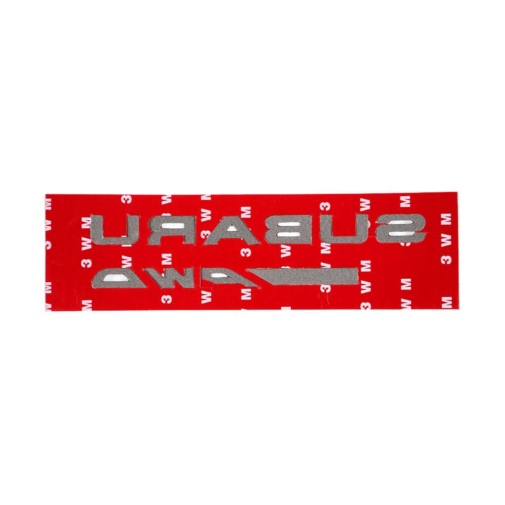 Racing Art Carbon Fiber Subaru AWD Trunk Emblem - JDMuscleOrnaments and EmblemsRA-STI-DJCB009RRed Star Black Base