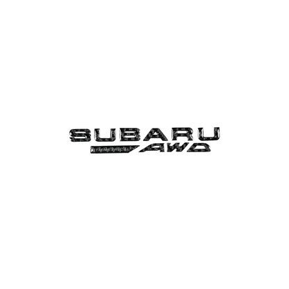 Racing Art Carbon Fiber Subaru AWD Trunk Emblem - JDMuscleOrnaments and EmblemsRA-STI-DJCB009BBlack