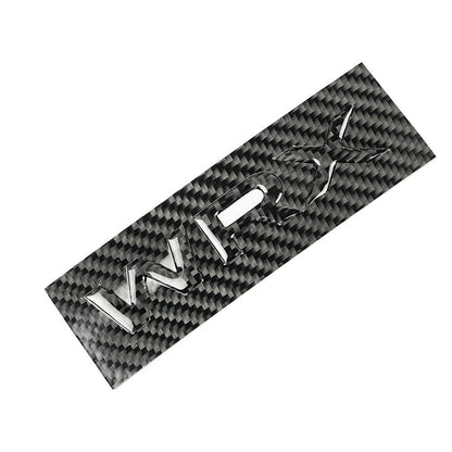 Racing Art Carbon Fiber WRX Trunk Emblem - JDMuscleOrnaments and EmblemsRA-STI-DJCB008RRed