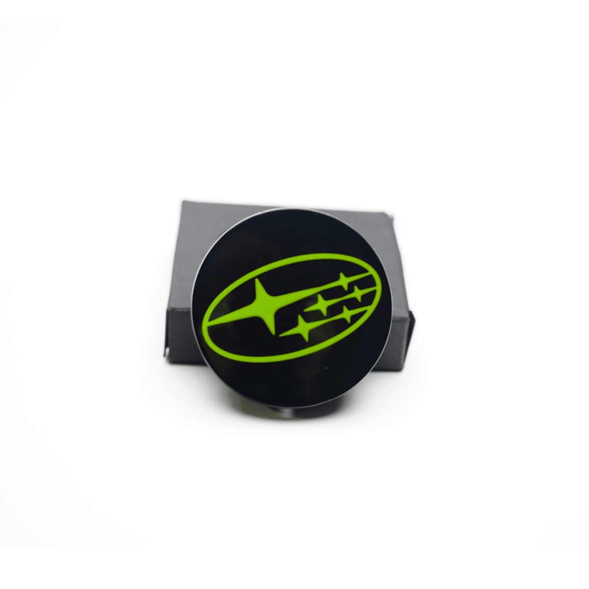 Racing Art [WRX/STI/BRZ] Factory Subaru Wheel Center Caps w/ Subaru Logo | Red, Blue, Neon Yellow, White - JDMuscleOrnaments and EmblemsRA-CP-SUB56NNeon Yellow56mm(Check Description for Fitment)