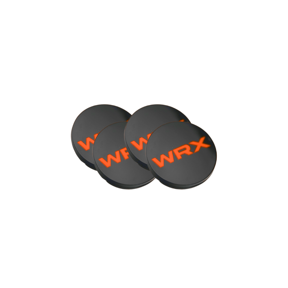 Racing Art [WRX/STI/BRZ] Factory Subaru Wheel Center Caps w/ WRX or STI Logo | Red, Blue, Neon Yellow, White - JDMuscleOrnaments and EmblemsRA-CP-WRX56RRedWRX56mm(Check Description for Fitment)