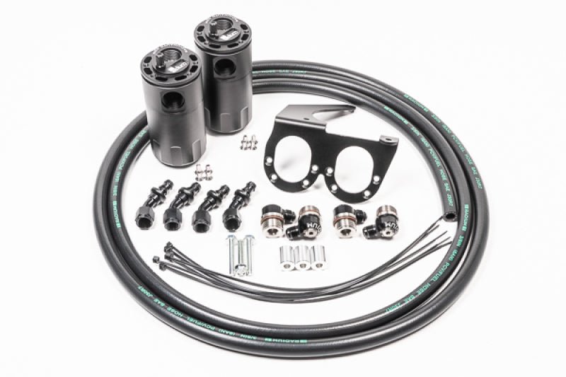 Radium Engineering Nissan R35 GT - R Dual Catch Can Kit CCV Fluid Lock | rad20 - 0555 - FL - JDMuscleSPK506886