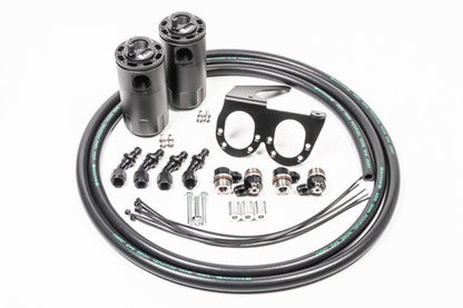 Radium Engineering Nissan R35 GT - R Dual Catch Can Kit CCV Fluid Lock | rad20 - 0555 - FL - JDMuscleSPK506886