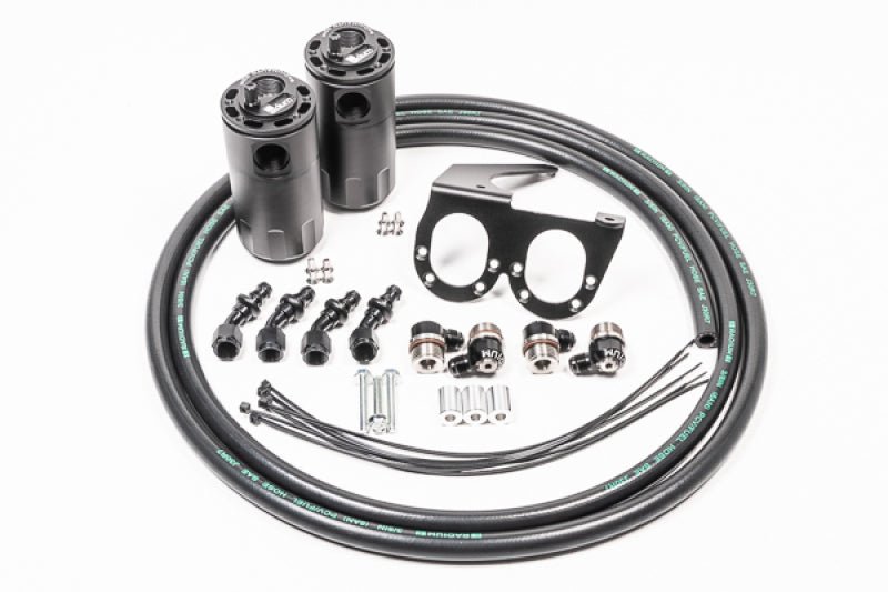Radium Engineering Nissan R35 GT - R Dual Catch Can Kit CCV Fluid Lock | rad20 - 0555 - FL - JDMuscleSPK506886