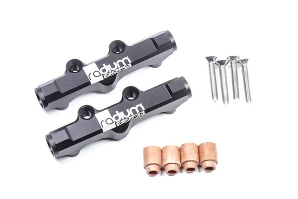 Radium Engineering 02-14 WRX / 07-21 STI / 08-12 LGT / 06-13 FXT Top Feed Fuel Rails Black | 20-0567-02