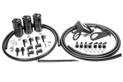 Radium Engineering Triple Catch Can Kit for 2014 - 2019 Chevrolet Corvette (C7) with Fluid Lock | rad20 - 0987 - FL - JDMuscleSPK752642
