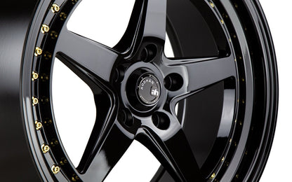 Raised Center Cap for DS Series - JDMuscleCenter CapDS_RCap_BKGloss Black