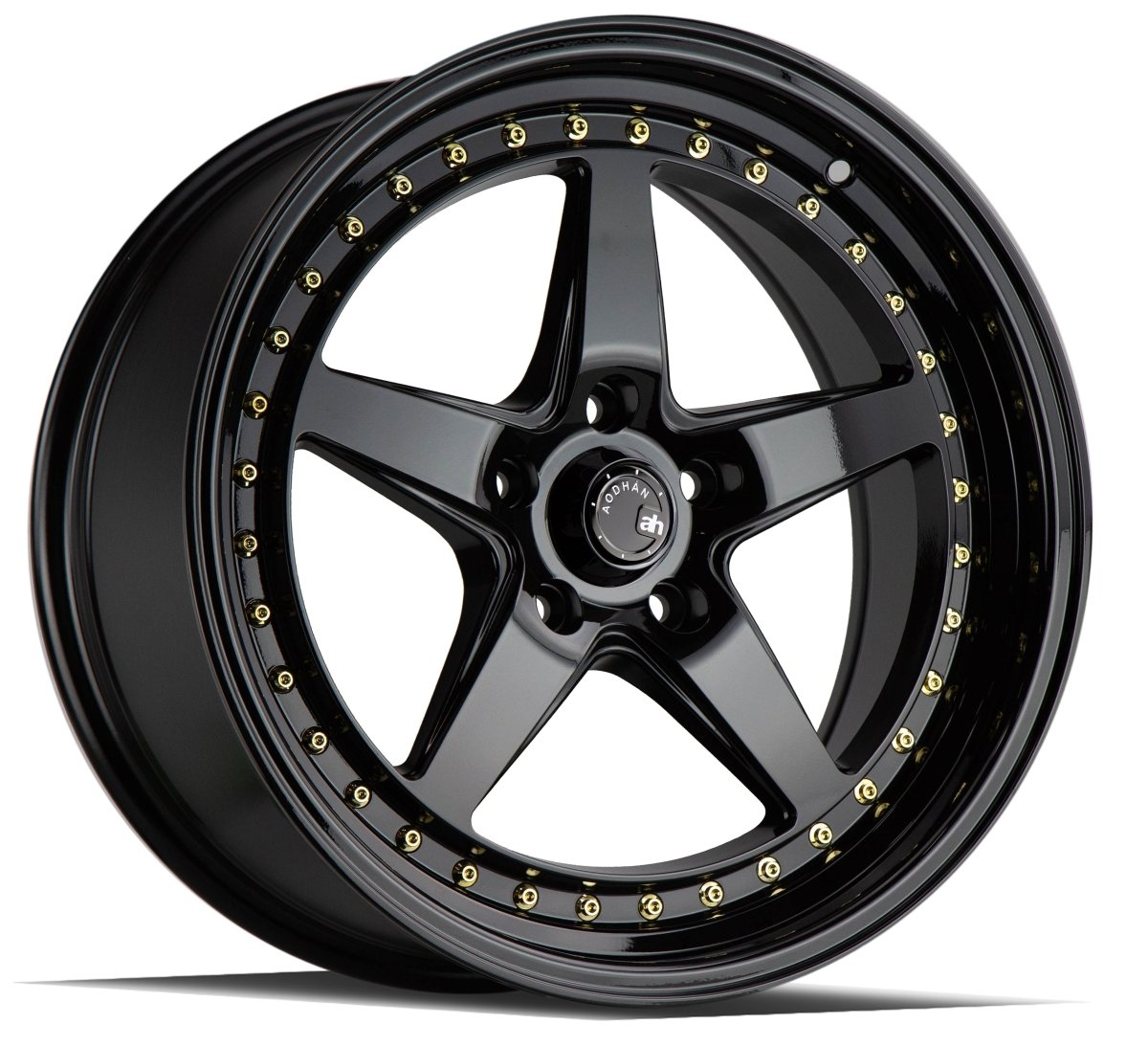 Raised Center Cap for DS Series - JDMuscleCenter CapDS_RCap_BKGloss Black