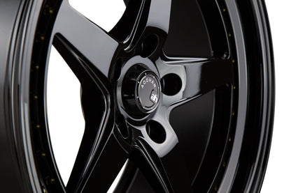 Raised Center Cap for DS Series - JDMuscleCenter CapDS_RCap_BKGloss Black