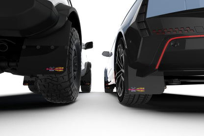 Rally Armor [18 - 25 Corolla Hatchback] Black Mud Flap BCE Logo | MF67 - BCE24 - BLK - PK - JDMuscleMudflapsralMF67-BCE24-BLK-PK