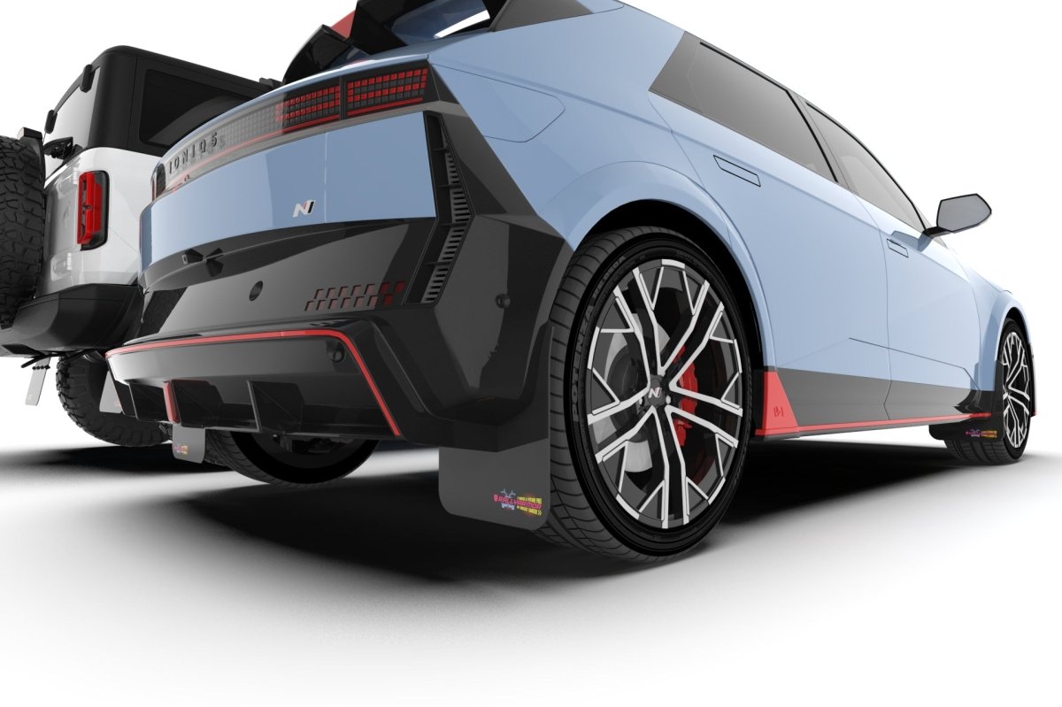 Rally Armor [18 - 25 Corolla Hatchback] Black Mud Flap BCE Logo | MF67 - BCE24 - BLK - PK - JDMuscleMudflapsralMF67-BCE24-BLK-PK