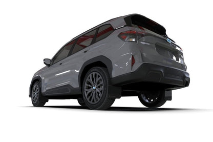 Rally Armor 2025 Subaru Forester Black UR Mud Flap with Metallic Black Logo | ralMF132 - UR - BLK - MBK - JDMuscleSPK818363