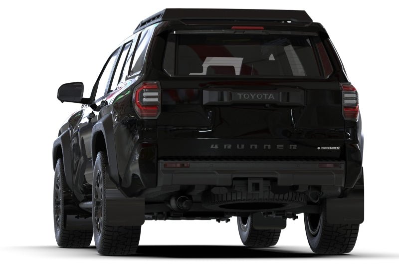 Rally Armor 2025+ Toyota 4Runner Black UR Mud Flap with Metallic Black Logo | ralMF148 - UR - BLK - MBK - JDMuscleSPK848955