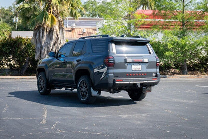 Rally Armor 2025+ Toyota 4Runner Black UR Mud Flap with Metallic Black Logo | ralMF148 - UR - BLK - MBK - JDMuscleSPK848955