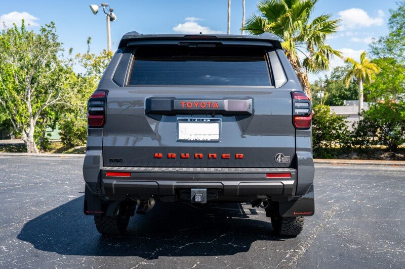 Rally Armor 2025+ Toyota 4Runner Black UR Mud Flap with White Logo - Durable Polyurethane Protection | ralMF148 - UR - BLK - WH - JDMuscleSPK848957